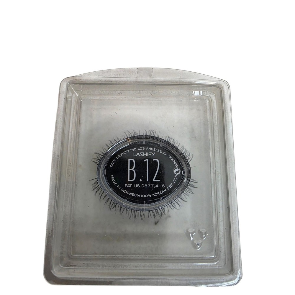 Lashify Cluster Eyelashes B.12 Black Medium Length Natural Reusable Lash Set